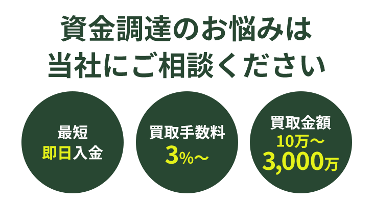 資金調達のお悩みは当社にご相談ください 